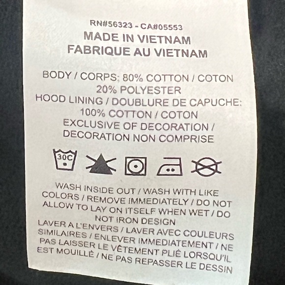 Nike Women Black Hoodie with Terry Cloth Pocket 
Size Large - Picture 11 of 13